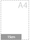 15cm<br/><span style='font-size:11px;'>(15,4 * 4,5 cm)</span>